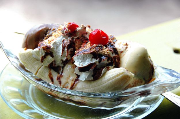 Banana split alla nutella