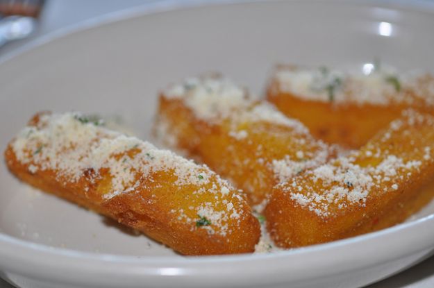 Polenta fritta formaggio