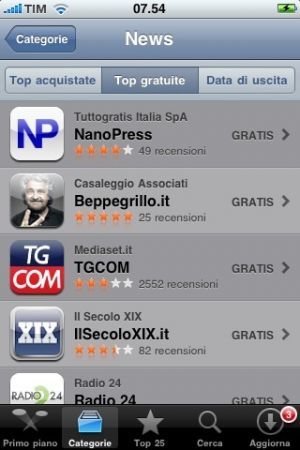 App Nanopress per IPhone