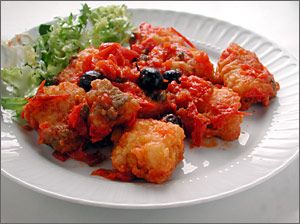 baccala alla cosentina con patate e peperoni