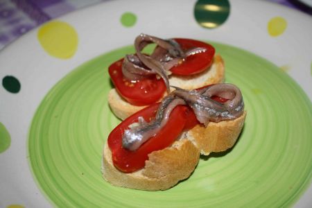 bruschette alle acciughe