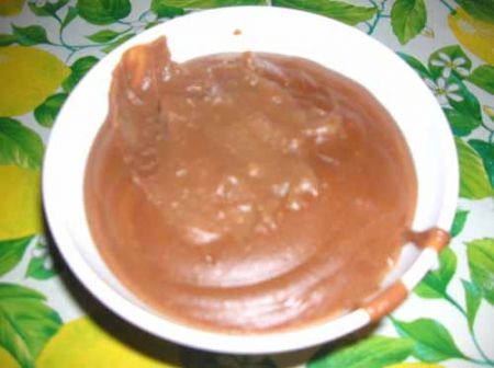 budino al cioccolato