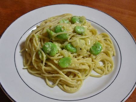 pasta alla carbonara vegetariana