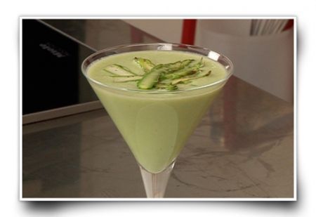 crema di asparagi ghiacciata