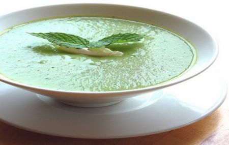crema zucchine e menta
