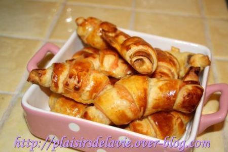 croissants al salmone