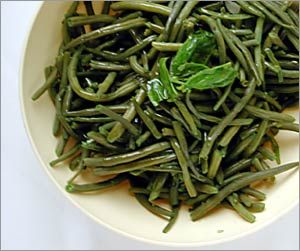 fagiolini al basilico