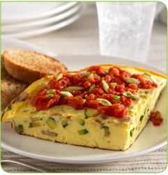 frittata con ricotta e zucchine