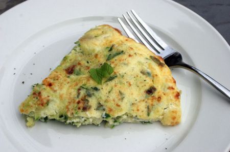 frittata di zucchine alla menta