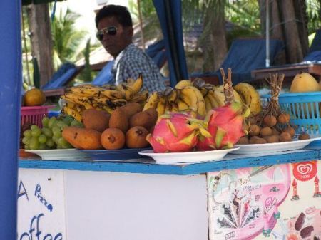 frutta in spiaggia