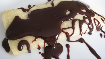 gelato al caffé con nutella fusa