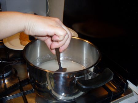 glassa sul fuoco