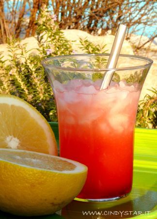granita limone e pomodoro