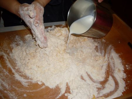 latte nell’ impasto