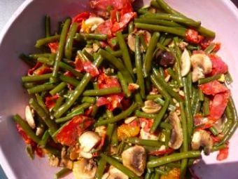 insalata di fagiolini ricca