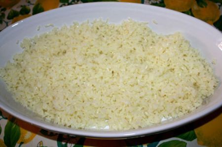 insalata di riso con il polpo