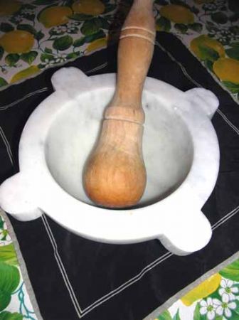 mortaio moderno