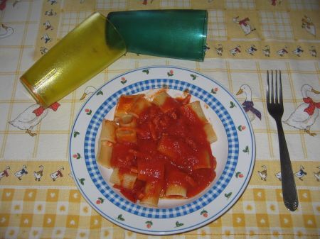 paccheri all’amatriciana