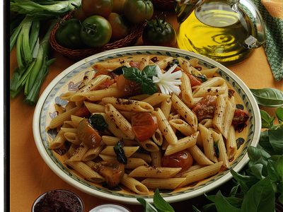 penne al paté di olive