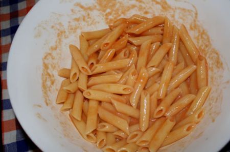 pasta alla carbonara rossa
