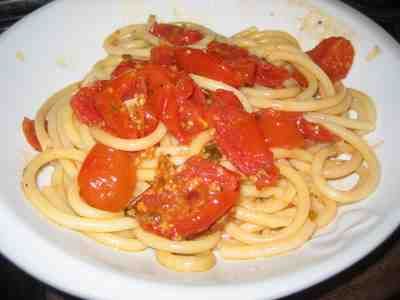 pasta con i pomodori al forno
