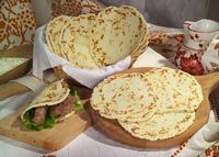 piadina con farina di riso