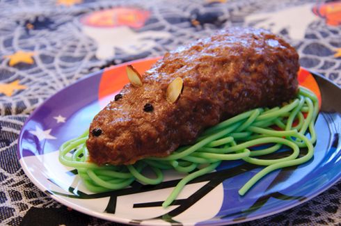 polpette di carne per Halloween