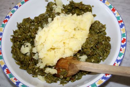 polpettone di fagiolini vanto della cucina ligure
