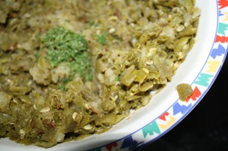 polpettone di fagiolini vanto della cucina ligure