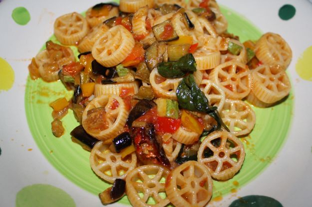 ricetta pasta verdure fritte 01