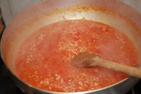 Risotto melanzane
