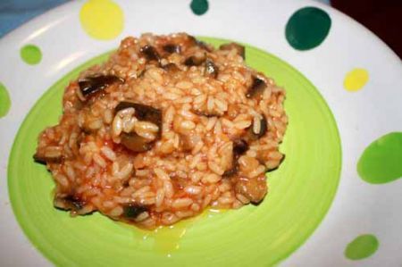 Risotto melanzane
