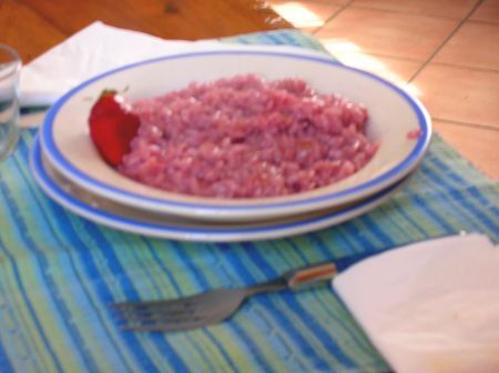 Risotto fragole