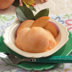 sorbetto alla pesca
