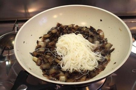spaghetti riso radicchio 00