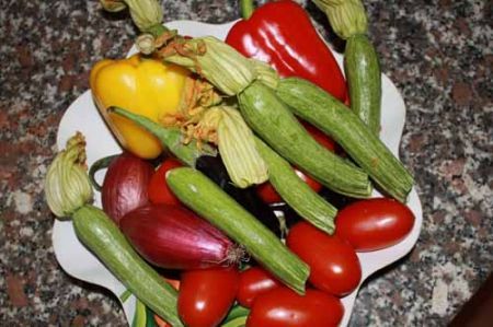spaghetti soia verdure