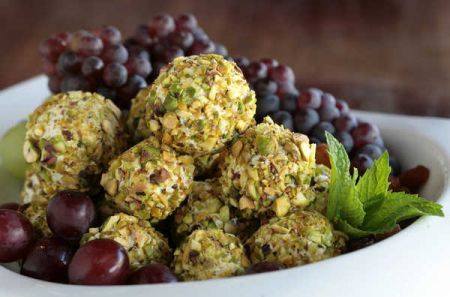 tartufi salati al pistacchio