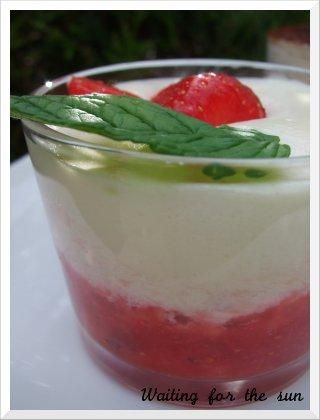 tiramisu’ alle fragole e menta