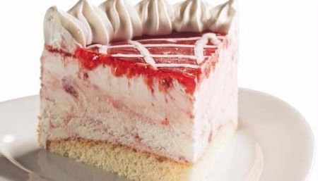 torta gelato fragole
