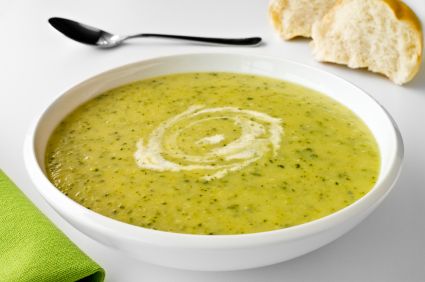 zuppa fredda di zucchine