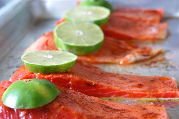 Filetti di salmone al lime 