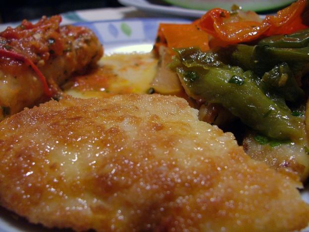 Cotoletta di pesce al forno