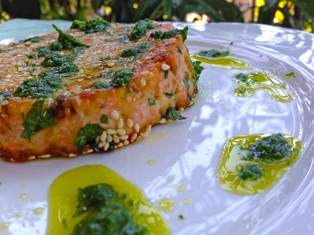 Hamburger di salmone