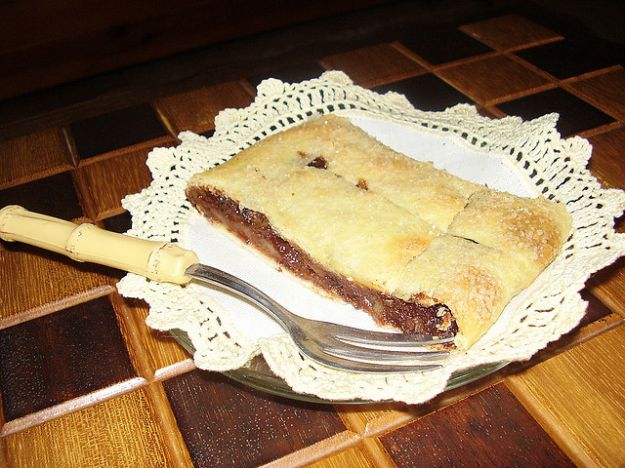 Strudel pere e cioccolato