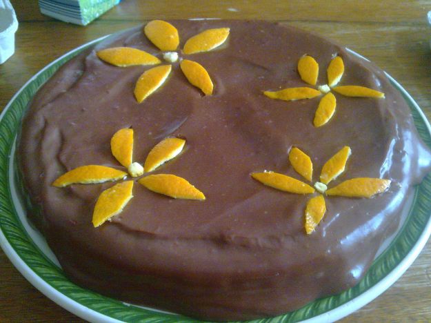 Torta arancia e cioccolato