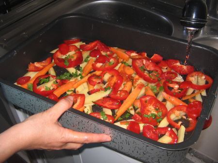 acqua per cuocere verdure