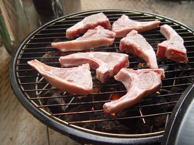 agnello grigliato con pomodorini all’aceto balsamico