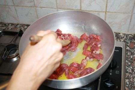 carne con i fagiolini