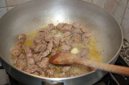 carne con i fagiolini