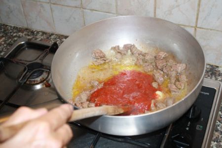 carne con i fagiolini